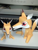 Papercraft de un zorro / fox.